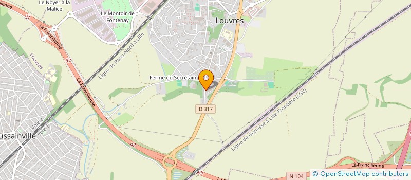 localisation de l'entreprise REBEL  LOUVRES