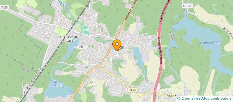 localisation de l'entreprise REBEL DANCERS  ONDRES