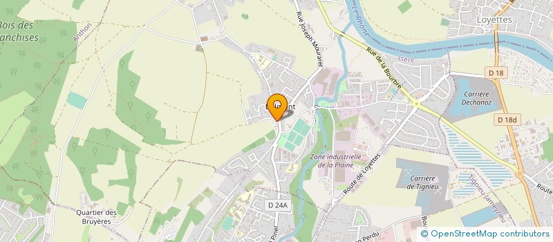 localisation de l'entreprise REBEL IMMO  CHAVANOZ