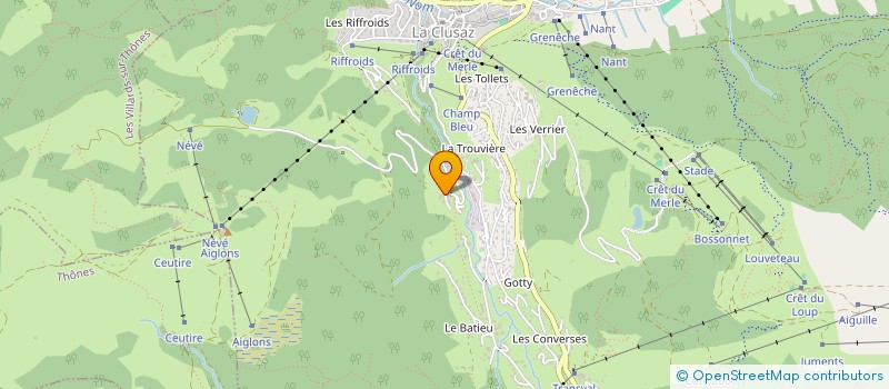 localisation de l'entreprise REBEL INDIVISION à LA CLUSAZ