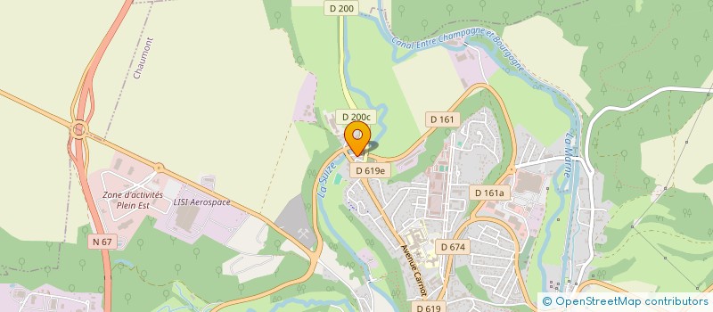 localisation de l'entreprise REBELO à CHAUMONT