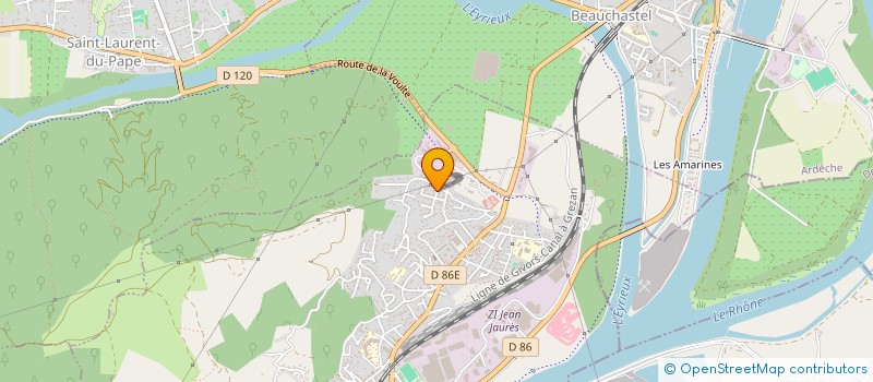 localisation de l'entreprise REBELO CONSTRUCTION RENOVATION  CHARMES-SUR-RHONE