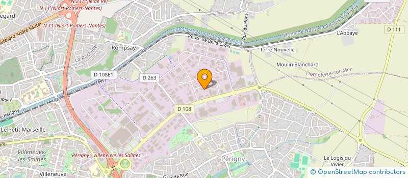 localisation de l'entreprise REBELOTE à PERIGNY