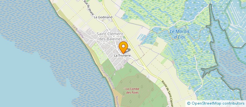 localisation de l'entreprise REBENE  SAINT-CLEMENT-DES-BALEINES