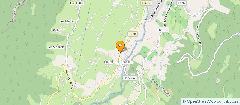 localisation de l'entreprise REBENE à SAINT-MARTIN-LE-COLONEL