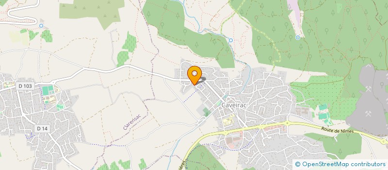 localisation de l'entreprise REBENTY  CAVEIRAC