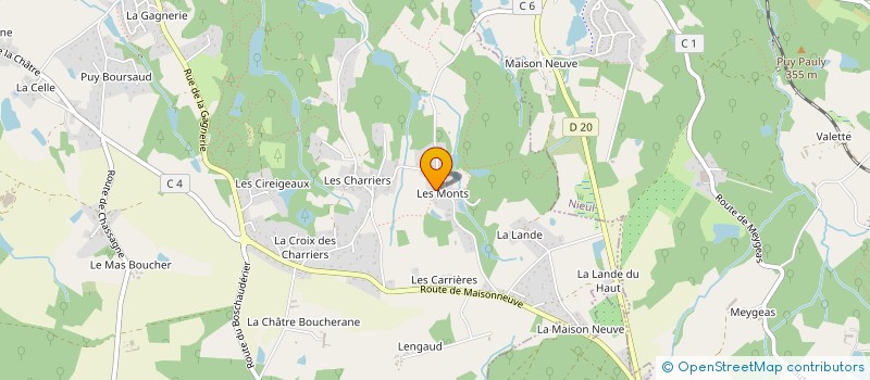 localisation de l'entreprise REBERAC  SAINT-GENCE