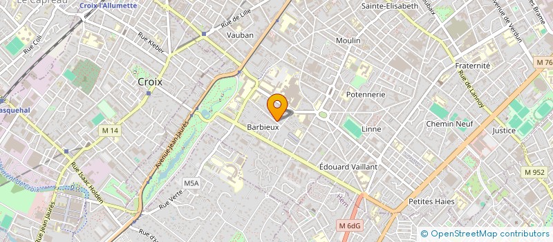 localisation de l'entreprise REBESI  ROUBAIX