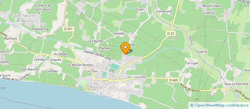 localisation de l'entreprise REBEYMONT ONE à BOURG