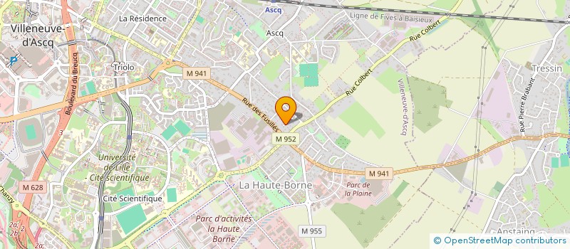 localisation de l'entreprise REBIANZ SOFTWARE  VILLENEUVE-D'ASCQ