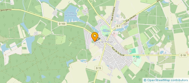 localisation de l'entreprise REBIELK PATRIMOINE à JOUY-LE-POTIER
