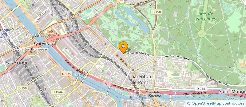 localisation de l'entreprise REBIERE JULIETTE à CHARENTON-LE-PONT
