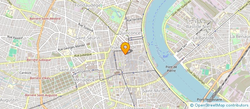 localisation de l'entreprise REBILA à BORDEAUX