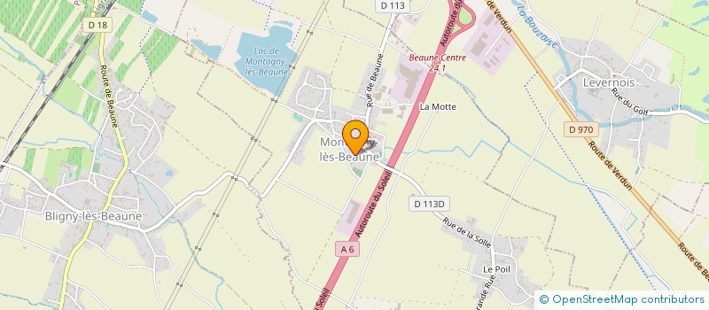 localisation de l'entreprise REBILAIRE  MONTAGNY-LES-BEAUNE