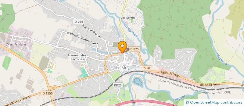 localisation de l'entreprise REBILLARD à LE MUY
