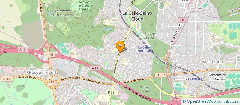 localisation de l'entreprise REBILLARD J ET DRIES P  LA CELLE-SAINT-CLOUD