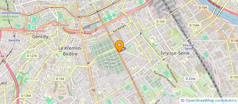 localisation de l'entreprise REBILLON IVRY à IVRY-SUR-SEINE
