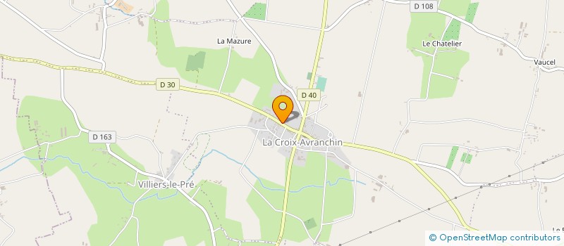 localisation de l'entreprise REBILLON - LA CROIX à SAINT-JAMES