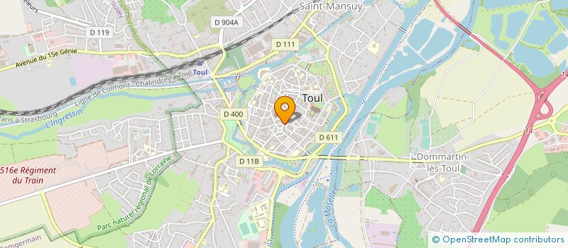 localisation de l'entreprise REBIRTH à NANCY