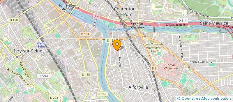 localisation de l'entreprise REBIS COMPAGNIE à ALFORTVILLE