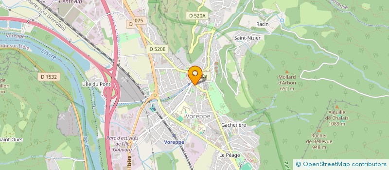 localisation de l'entreprise REBOIRE  VOREPPE