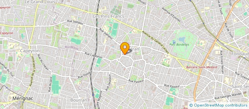 localisation de l'entreprise REBOLITOS  BORDEAUX