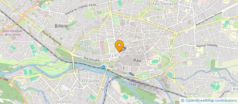 localisation de l'entreprise REBOND à PAU