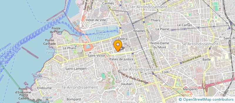 localisation de l'entreprise REBOND  MARSEILLE