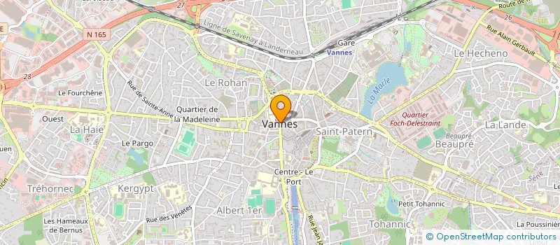 localisation de l'entreprise REBOND  VANNES