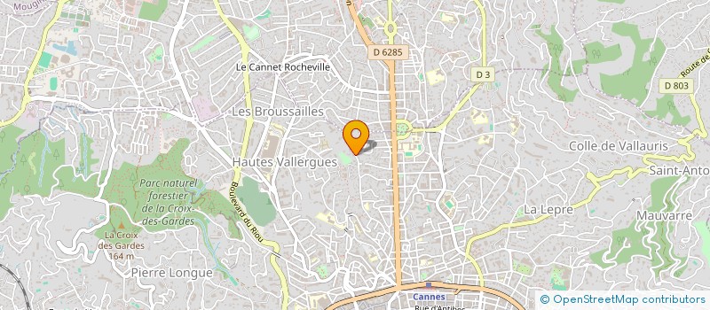 localisation de l'entreprise REBOND CANCER 06 à CANNES