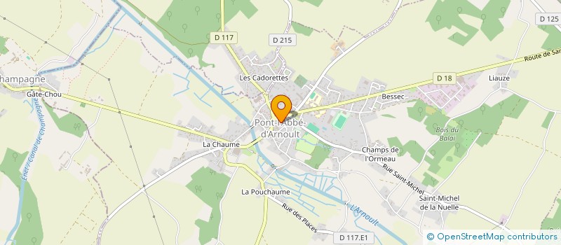 localisation de l'entreprise REBOND OPTIQUE  PONT-L'ABBE-D'ARNOULT