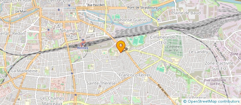 localisation de l'entreprise REBONDIR  RENNES
