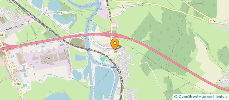 localisation de l'entreprise REBONDIR  LUMES