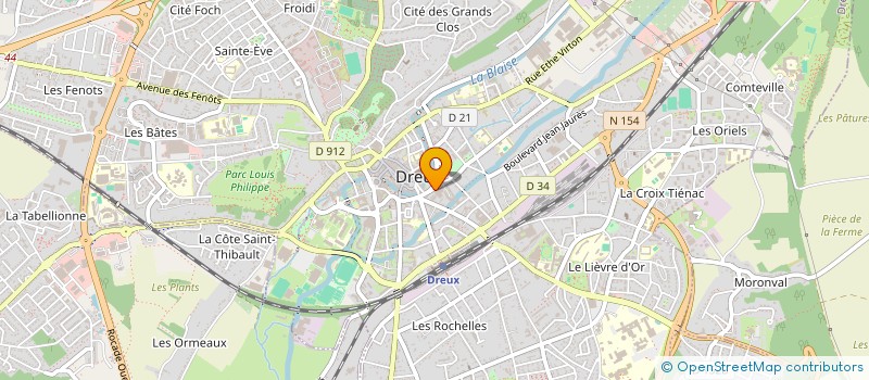localisation de l'entreprise REBONDIR à DREUX