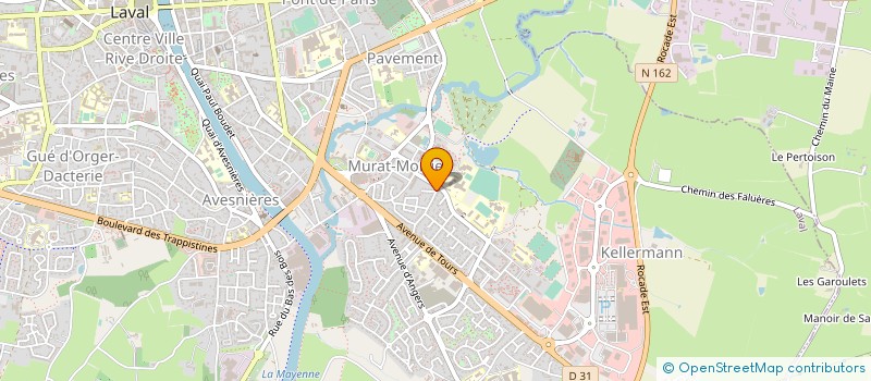 localisation de l'entreprise REBONDIR à LAVAL