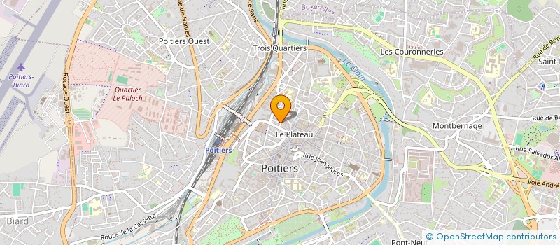 localisation de l'entreprise REBONDS à NIORT