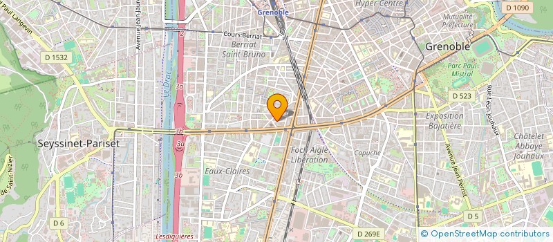 localisation de l'entreprise REBOOT à GRENOBLE