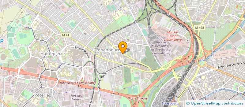 localisation de l'entreprise REBOOT IMMOBILIER à STRASBOURG