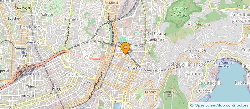 localisation de l'entreprise REBOOTCAMP à NICE