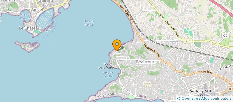 localisation de l'entreprise REBORN  TOULON