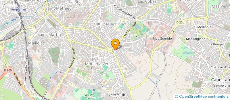 localisation de l'entreprise REBORN  PERPIGNAN