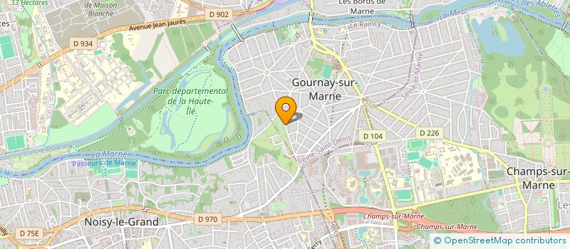 localisation de l'entreprise REBORN  GOURNAY-SUR-MARNE