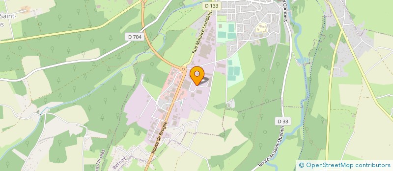 localisation de l'entreprise REBORN NORMANDIE  BERNAY