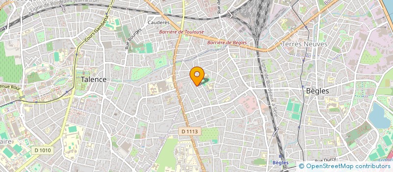 localisation de l'entreprise REBORNE à BEGLES