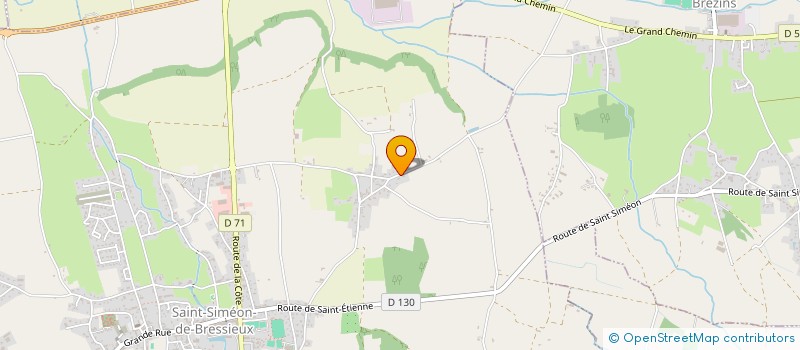 localisation de l'entreprise REBORNPARTS  SAINT-SIMEON-DE-BRESSIEUX