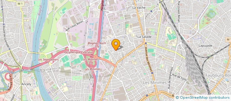 localisation de l'entreprise REBOUIL à TOULOUSE