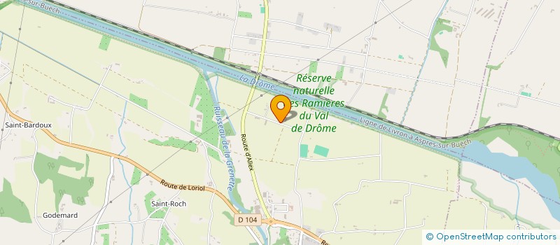 localisation de l'entreprise REBOUL à GRANE