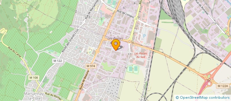 localisation de l'entreprise REBOUL BOURGOGNE à MARSANNAY-LA-COTE