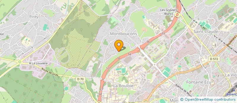 localisation de l'entreprise REBOUL DEVELOPPEMENT  BESANCON