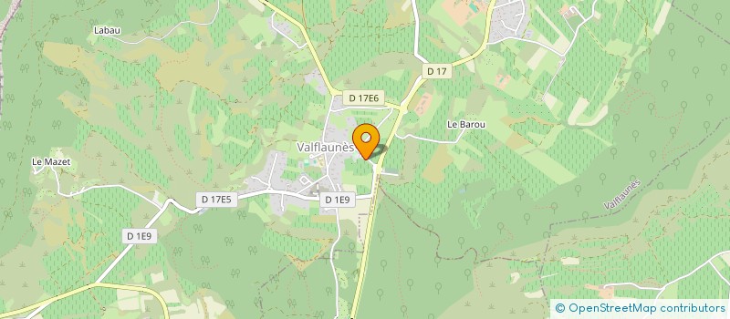 localisation de l'entreprise REBOUL EARL à VALFLAUNES